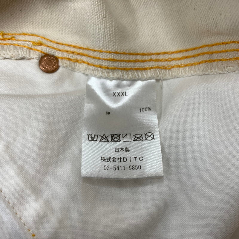【中古品】【メンズ】 BOWWOW バウワウ FORGE PAINTER PANTS フォージ ペインター パンツ ボトムス ワークパンツ 加工パンツ 151-260504-ko-21-tei サイズ：XXXL カラー：アイボリー/ホワイト 万代Net店