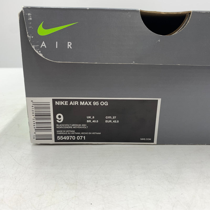 【中古品】【メンズ】 NIKE ナイキ AIR MAX 95 OG "YELLOW GRADATION" 554970-071 エアマックス95 スニーカー 靴 160-260618-ko-03-tei サイズ：27cm カラー：グレー 万代Net店