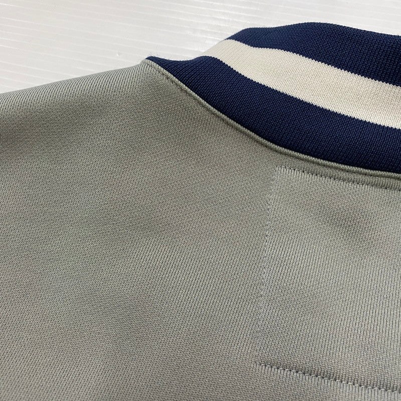 【現状渡し品】【メンズ】 A BATHING APE アベイシングエイプ 90's COLLEGE LOGO BLOUSON 90年代 カレッジロゴ ブルゾン ライトアウター 142-260427-ks-05-tei サイズ：XL/※シミあり カラー：グレー 万代Net店