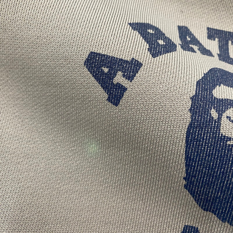 【現状渡し品】【メンズ】 A BATHING APE アベイシングエイプ 90's COLLEGE LOGO BLOUSON 90年代 カレッジロゴ ブルゾン ライトアウター 142-260427-ks-05-tei サイズ：XL/※シミあり カラー：グレー 万代Net店