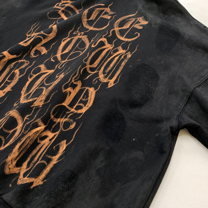 【中古品】【メンズ】 BALENCIAGA バレンシアガ 23AW METAL LOGO HOODIE 739024 TOVD8 メタル ロゴ フーディ トップス プルオーバーパーカー ダメージ加工 141-260429-ko-04-fuzh サイズ：2 カラー：ブラック 万代Net店