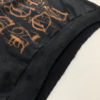 【中古品】【メンズ】 BALENCIAGA バレンシアガ 23AW METAL LOGO HOODIE 739024 TOVD8 メタル ロゴ フーディ トップス プルオーバーパーカー ダメージ加工 141-260429-ko-04-fuzh サイズ：2 カラー：ブラック 万代Net店