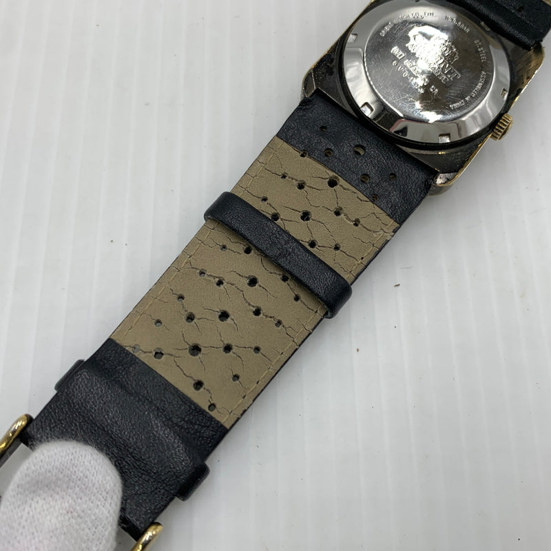 【現状渡し品】【メンズ】 ORIENT オリエント AUTOMATIC SQUARE ERAK-A0 オートマティック スクエア カバンシリーズ 自動巻き腕時計 197-260814-yo-11-tei カラー：ゴールド 万代Net店