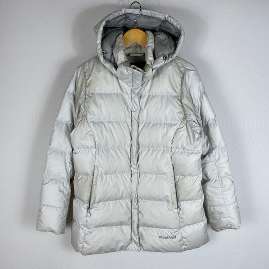 【ジャンク品】【レディース】 MONTBELL モンベル TRAVEL DOWN PARKA 11010549 トラベル ダウンパーカ アウター ダウンジャケット 144-260427-ks-02-tei サイズ：M カラー：グレー 万代Net店
