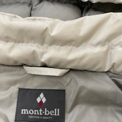 【ジャンク品】【レディース】 MONTBELL モンベル TRAVEL DOWN PARKA 11010549 トラベル ダウンパーカ アウター ダウンジャケット 144-260427-ks-02-tei サイズ：M カラー：グレー 万代Net店
