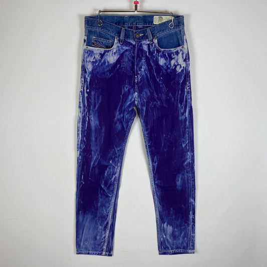 【中古品】【メンズ】 DIESEL ディーゼル D-VIDER CARROT FIT JEANS キャロット フィット ジーンズ ボトムス 152-260427-ks-17-tei サイズ：28 カラー：パープル 万代Net店