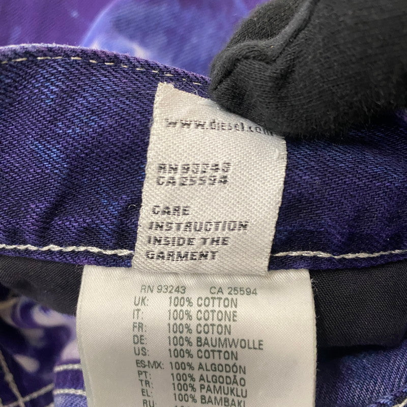 【中古品】【メンズ】 DIESEL ディーゼル D-VIDER CARROT FIT JEANS キャロット フィット ジーンズ ボトムス 152-260427-ks-17-tei サイズ：28 カラー：パープル 万代Net店