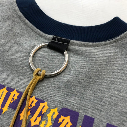 【中古品】【メンズ】 MINDSEEKER マインドシーカー BOX LOGO MIX R OVER SIZE SWEAT SHIRT MS-20SS-15 ボックス ロゴ ミックス アール オーバー サイズ スウェット シャツ トップス トレーナー 142-260702-sa-18-tei サイズ：S カラー：グレー 万代Net店