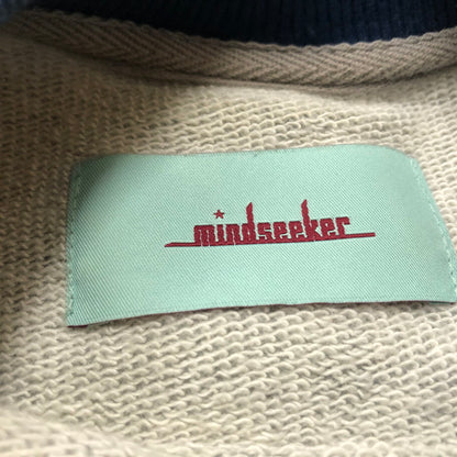 【中古品】【メンズ】 MINDSEEKER マインドシーカー BOX LOGO MIX R OVER SIZE SWEAT SHIRT MS-20SS-15 ボックス ロゴ ミックス アール オーバー サイズ スウェット シャツ トップス トレーナー 142-260702-sa-18-tei サイズ：S カラー：グレー 万代Net店