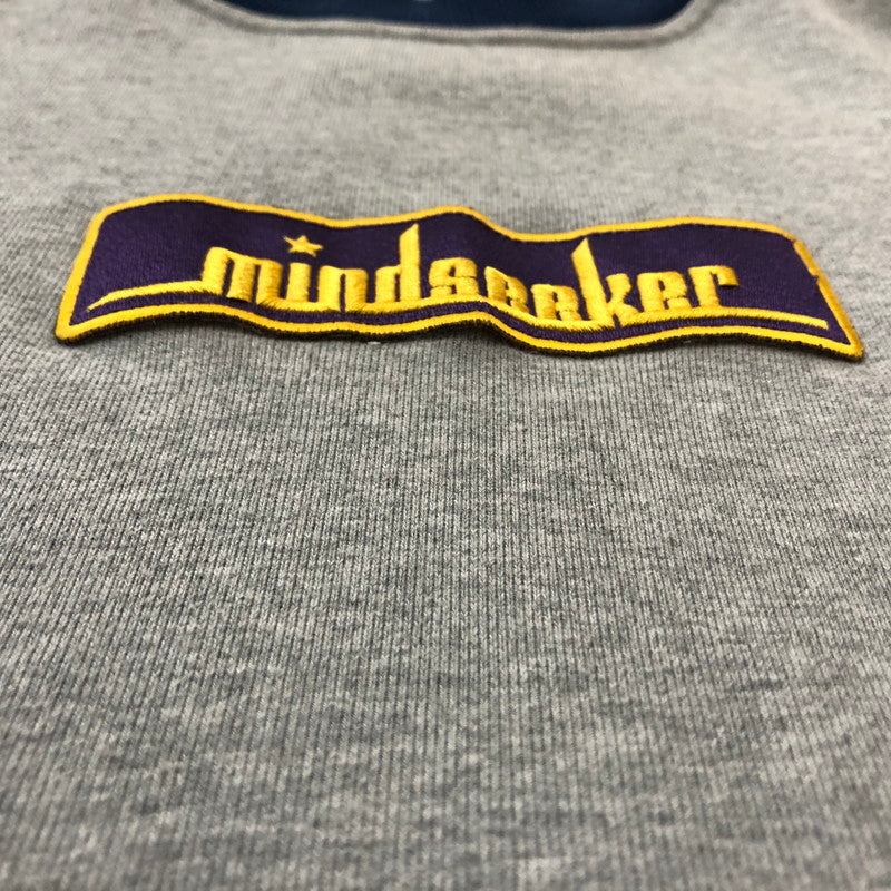【中古品】【メンズ】 MINDSEEKER マインドシーカー BOX LOGO MIX R OVER SIZE SWEAT SHIRT MS-20SS-15 ボックス ロゴ ミックス アール オーバー サイズ スウェット シャツ トップス トレーナー 142-260702-sa-18-tei サイズ：S カラー：グレー 万代Net店