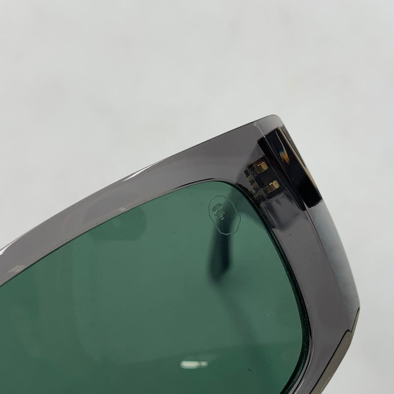 【中古品】【メンズ】 A BATHING APE アベイシングエイプ SUNGLASSES BS13018 サングラス アイウェア アクセサリー 202-260503-ko-02-tei サイズ：58/19 145 カラー：クリアブラック 万代Net店