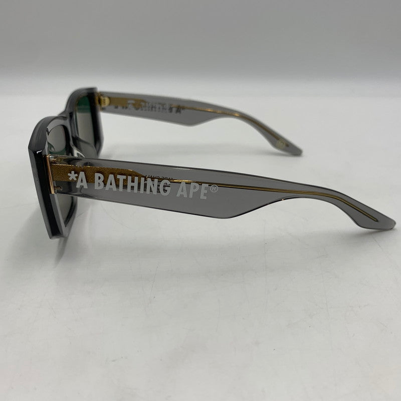 【中古品】【メンズ】 A BATHING APE アベイシングエイプ SUNGLASSES BS13018 サングラス アイウェア アクセサリー 202-260503-ko-02-tei サイズ：58/19 145 カラー：クリアブラック 万代Net店