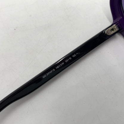 【中古品】【メンズ】 GUCCI グッチ GG3171 ウェブストライプ シェリーライン サングラス アイウェア アクセサリー 203-260503-ko-13-tei サイズ：59□15-135 カラー：パープル 万代Net店