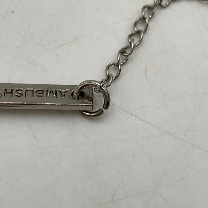 【中古品】【メンズ】 AMBUSH アンブッシュ FLAME NECKLACE フレイム ネックレス アクセサリー 合金メッキ 192-260503-ko-04-tei カラー：シルバー 万代Net店