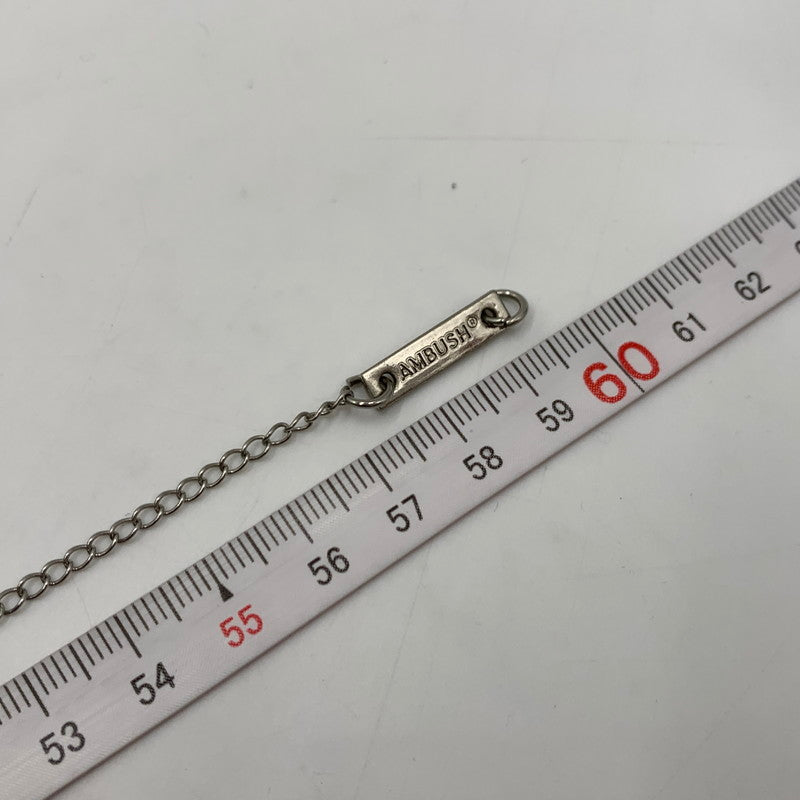 【中古品】【メンズ】 AMBUSH アンブッシュ FLAME NECKLACE フレイム ネックレス アクセサリー 合金メッキ 192-260503-ko-04-tei カラー：シルバー 万代Net店