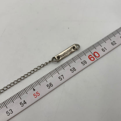 【中古品】【メンズ】 AMBUSH アンブッシュ FLAME NECKLACE フレイム ネックレス アクセサリー 合金メッキ 192-260503-ko-04-tei カラー：シルバー 万代Net店
