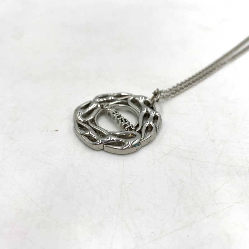 【中古品】【メンズ】 AMBUSH アンブッシュ FLAME NECKLACE フレイム ネックレス アクセサリー 合金メッキ 192-260503-ko-04-tei カラー：シルバー 万代Net店
