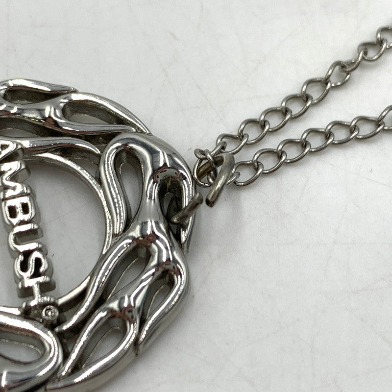 【中古品】【メンズ】 AMBUSH アンブッシュ FLAME NECKLACE フレイム ネックレス アクセサリー 合金メッキ 192-260503-ko-04-tei カラー：シルバー 万代Net店