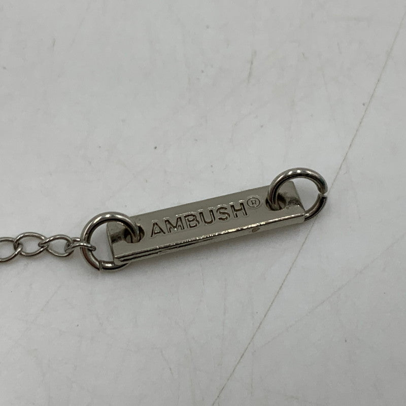 【中古品】【メンズ】 AMBUSH アンブッシュ FLAME NECKLACE フレイム ネックレス アクセサリー 合金メッキ 192-260503-ko-04-tei カラー：シルバー 万代Net店