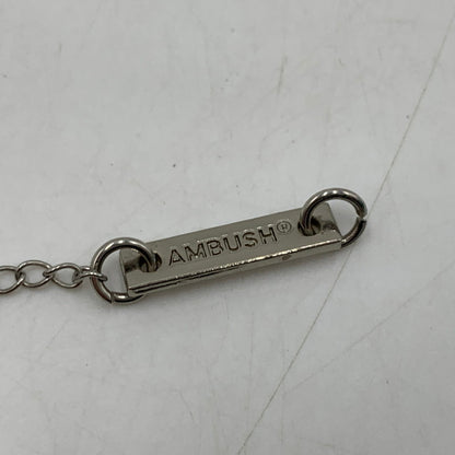 【中古品】【メンズ】 AMBUSH アンブッシュ FLAME NECKLACE フレイム ネックレス アクセサリー 合金メッキ 192-260503-ko-04-tei カラー：シルバー 万代Net店