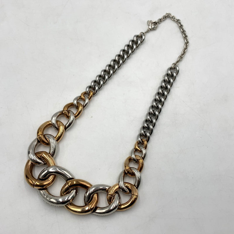 【中古品】【レディース】 SWAROVSKI スワロフスキー BOUND LARGE NECKLACE 5089276 バウンド ラージ ネックレス アクセサリー 192-260503-ko-20-tei カラー：シルバー/ゴールド系 万代Net店