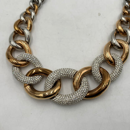 【中古品】【レディース】 SWAROVSKI スワロフスキー BOUND LARGE NECKLACE 5089276 バウンド ラージ ネックレス アクセサリー 192-260503-ko-20-tei カラー：シルバー/ゴールド系 万代Net店