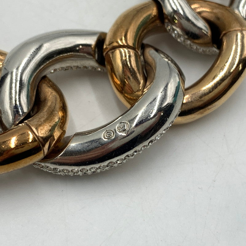 【中古品】【レディース】 SWAROVSKI スワロフスキー BOUND LARGE NECKLACE 5089276 バウンド ラージ ネックレス アクセサリー 192-260503-ko-20-tei カラー：シルバー/ゴールド系 万代Net店