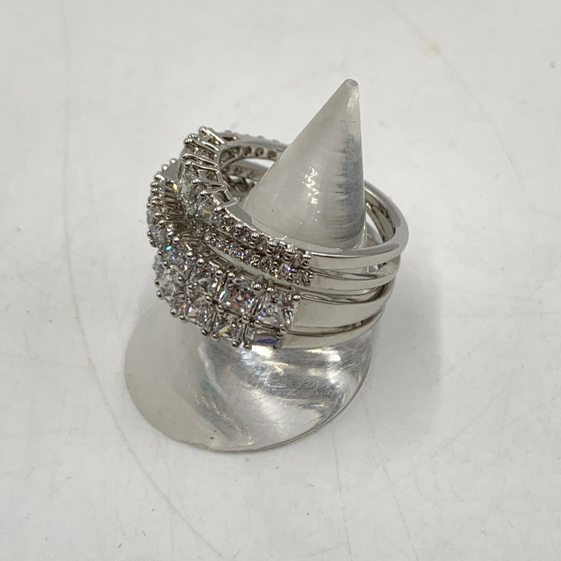 【中古品】【レディース】 SWAROVSKI スワロフスキー TWIST WRAP RING 5584646 ツイスト ラップ リング アクセサリー 指輪 192-260503-ko-16-tei サイズ：58 カラー：シルバー 16号 万代Net店