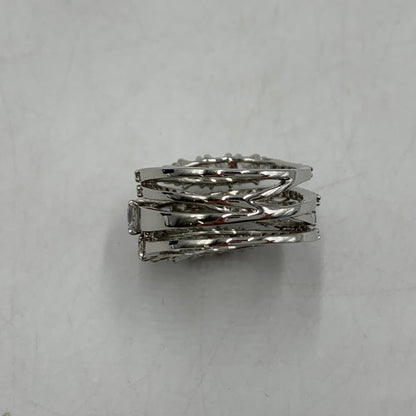 【中古品】【レディース】 SWAROVSKI スワロフスキー TWIST WRAP RING 5584646 ツイスト ラップ リング アクセサリー 指輪 192-260503-ko-16-tei サイズ：58 カラー：シルバー 16号 万代Net店