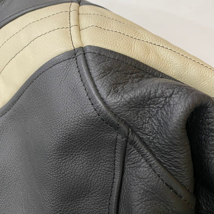 【中古品】【メンズ】 KOMINE コミネ LEATHER RIDERS JACKET レザー ライダース ジャケット アウター 145-260427-ks-12-tei サイズ：L カラー：ブラック 万代Net店