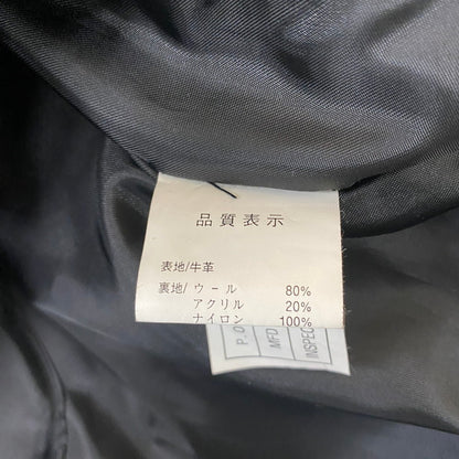 【中古品】【メンズ】 KOMINE コミネ LEATHER RIDERS JACKET レザー ライダース ジャケット アウター 145-260427-ks-12-tei サイズ：L カラー：ブラック 万代Net店