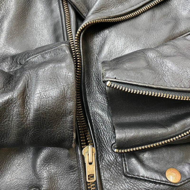 【中古品】【メンズ】 VANSON バンソン C2 RIDERS JACKET シーツー ライダースジャケット アウター USA製 145-260427-ks-13-tei サイズ：36 カラー：ブラック 万代Net店