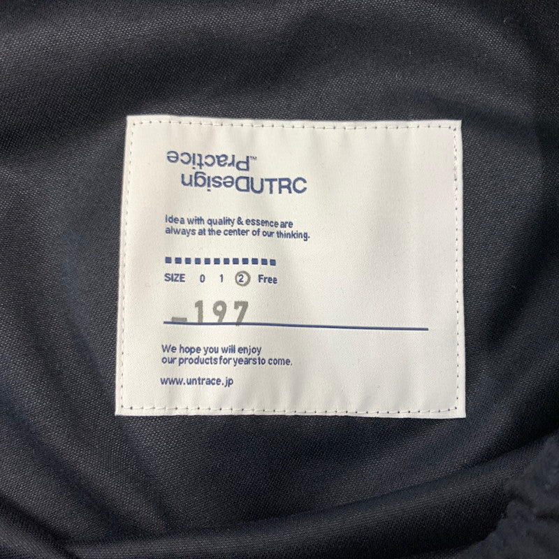 【中古品】【メンズ】 UNTRACE アントレース _197 TEARAWAY PANTS テラウェイパンツ ボトムス ジャージ 151-260429-ko-22-tei サイズ：2 カラー：ネイビー 万代Net店