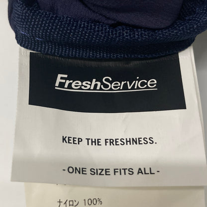 【中古品】【メンズ】 FRESH SERVICE フレッシュサービス QUILTED CUBE BAG_S ショルダーバッグ カバン 188-260822-AS-4-hon カラー：ネイビー 万代Net店