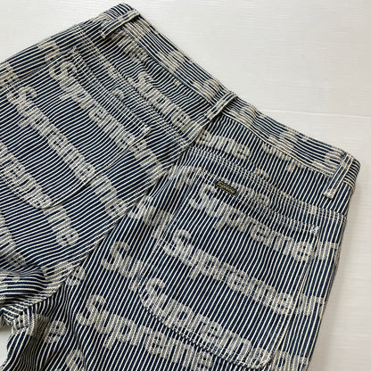 【中古品】【メンズ】 Supreme シュプリーム 24SS DENIM PAINTER PANT デニム ペインター パンツ ボトムス 149-260502-yo-05-fuzh サイズ：30 カラー：ストライプ 万代Net店
