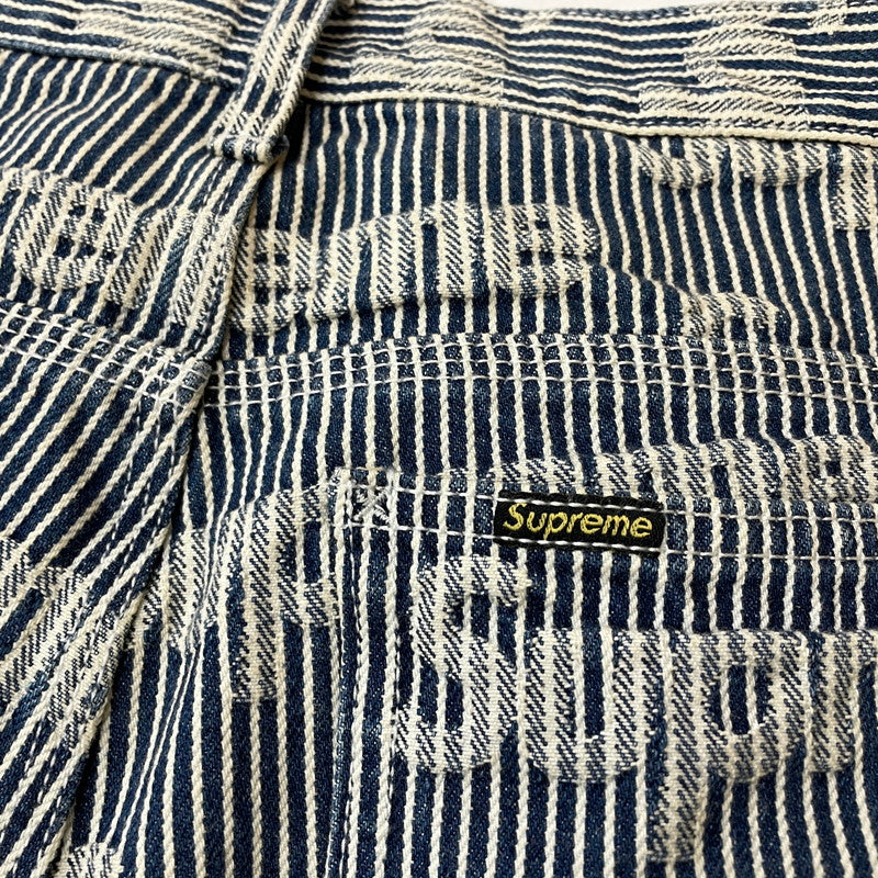 【中古品】【メンズ】 Supreme シュプリーム 24SS DENIM PAINTER PANT デニム ペインター パンツ ボトムス 149-260502-yo-05-fuzh サイズ：30 カラー：ストライプ 万代Net店