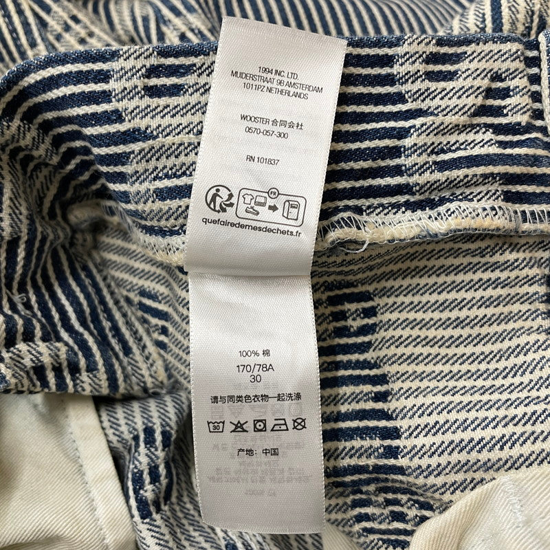 【中古品】【メンズ】 Supreme シュプリーム 24SS DENIM PAINTER PANT デニム ペインター パンツ ボトムス 149-260502-yo-05-fuzh サイズ：30 カラー：ストライプ 万代Net店