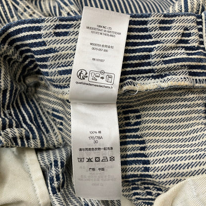 【中古品】【メンズ】 Supreme シュプリーム 24SS DENIM PAINTER PANT デニム ペインター パンツ ボトムス 149-260502-yo-05-fuzh サイズ：30 カラー：ストライプ 万代Net店