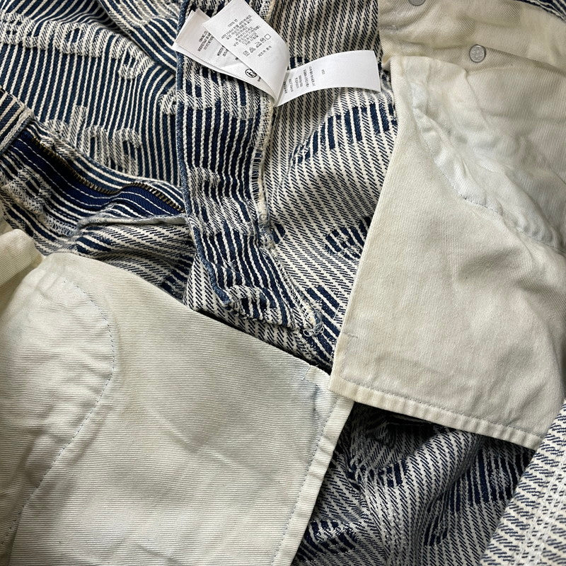 【中古品】【メンズ】 Supreme シュプリーム 24SS DENIM PAINTER PANT デニム ペインター パンツ ボトムス 149-260502-yo-05-fuzh サイズ：30 カラー：ストライプ 万代Net店