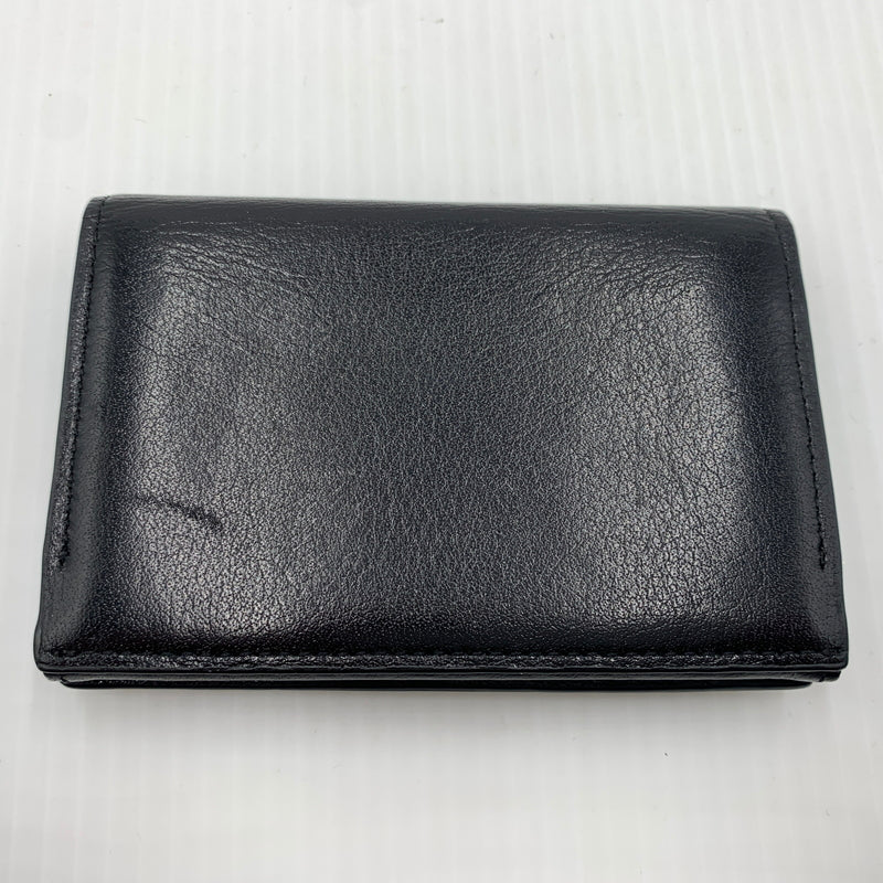 【中古品】【メンズ】 Vivienne Westwood ヴィヴィアン・ウエストウッド LEATHER CARD CASE レザー カードケース 財布 二つ折り 208-260712-ko-06-tei カラー：ブラック 万代Net店