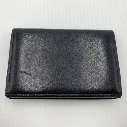 【中古品】【メンズ】 Vivienne Westwood ヴィヴィアン・ウエストウッド LEATHER CARD CASE レザー カードケース 財布 二つ折り 208-260712-ko-06-tei カラー：ブラック 万代Net店