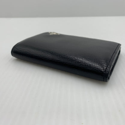【中古品】【メンズ】 Vivienne Westwood ヴィヴィアン・ウエストウッド LEATHER CARD CASE レザー カードケース 財布 二つ折り 208-260712-ko-06-tei カラー：ブラック 万代Net店