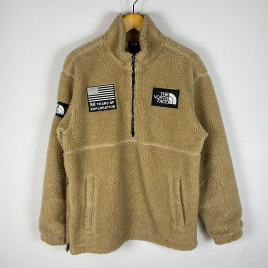 【中古品】【メンズ】 THE NORTH FACE ザ・ノースフェイス SNOW CITY FLEECE ANORAK NN4FK53B スノー シティ フリース アノラック アウター 144-260501-ks-03-tei サイズ：M カラー：ベ-ジュ 万代Net店