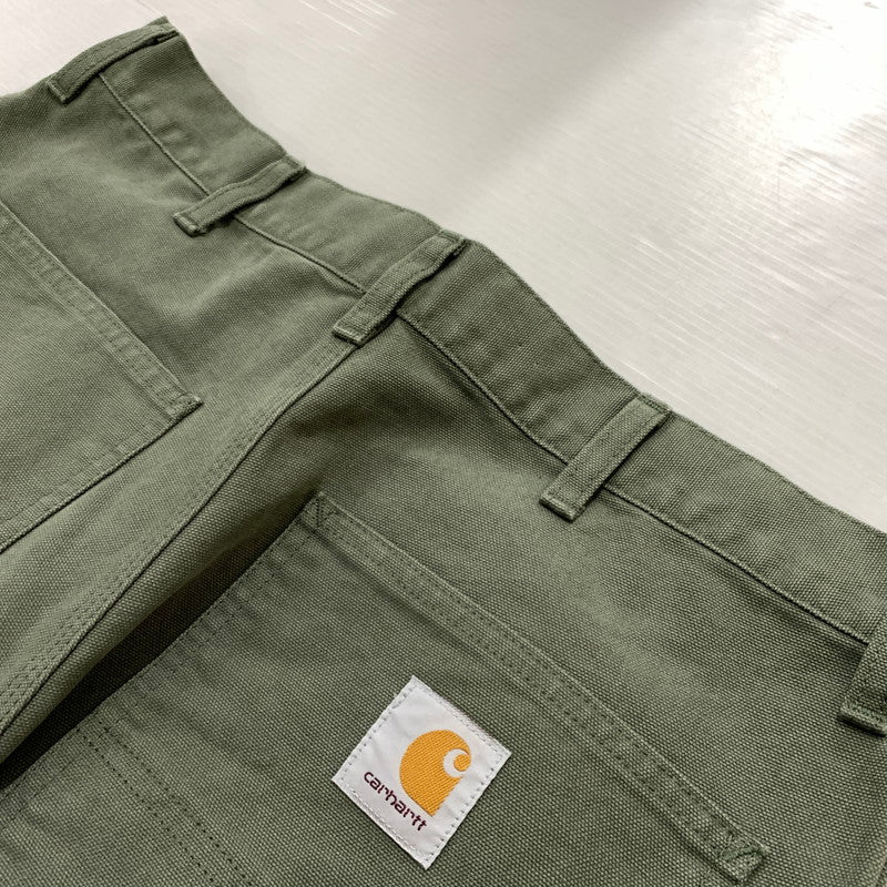 【中古品】【メンズ】 Carhartt WIP カーハートワークインプログレス DOUBLE KNEE PANT I034796 ダブルニー パンツ ボトムス ワークパンツ 156-260429-ko-19-tei サイズ：32 カラー：モスグリーン 万代Net店