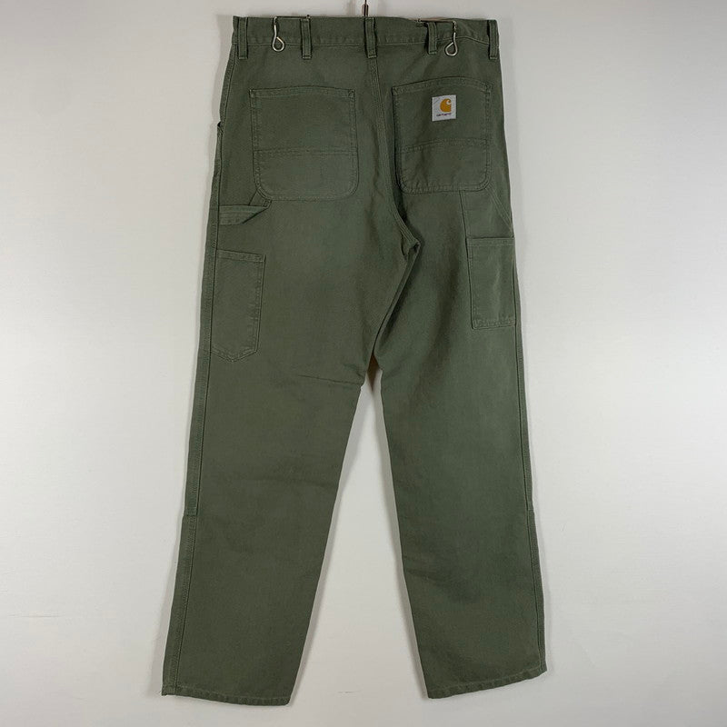 【中古品】【メンズ】 Carhartt WIP カーハートワークインプログレス DOUBLE KNEE PANT I034796 ダブルニー パンツ ボトムス ワークパンツ 156-260429-ko-19-tei サイズ：32 カラー：モスグリーン 万代Net店
