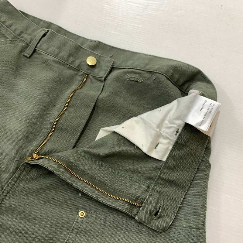 【中古品】【メンズ】 Carhartt WIP カーハートワークインプログレス DOUBLE KNEE PANT I034796 ダブルニー パンツ ボトムス ワークパンツ 156-260429-ko-19-tei サイズ：32 カラー：モスグリーン 万代Net店