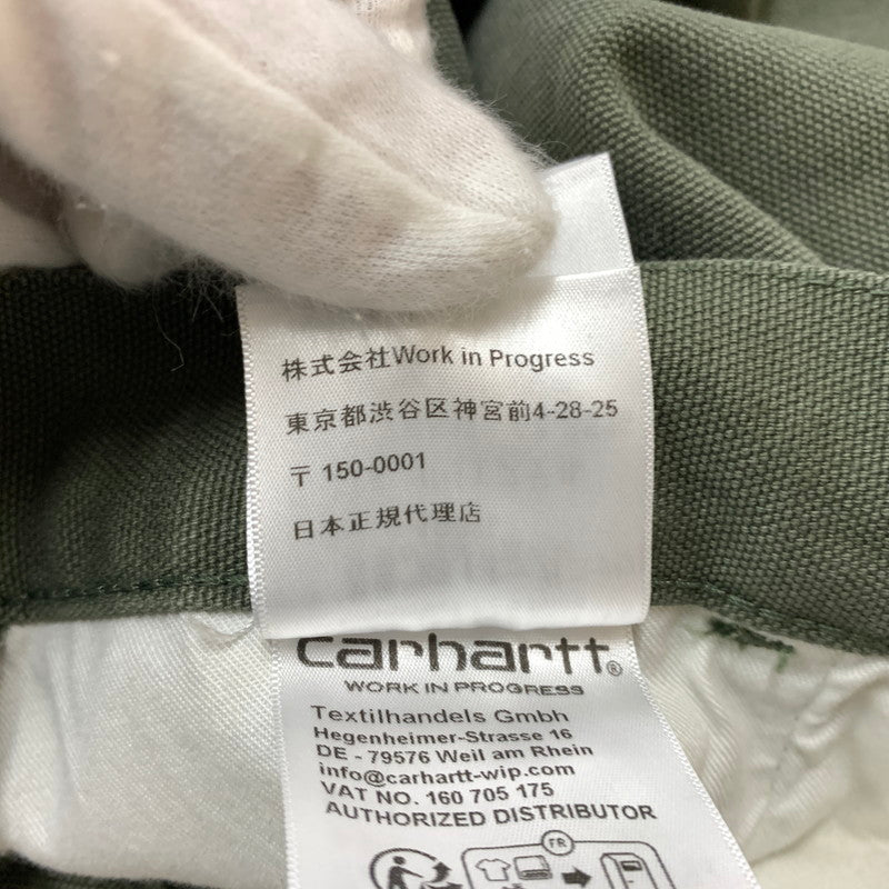 【中古品】【メンズ】 Carhartt WIP カーハートワークインプログレス DOUBLE KNEE PANT I034796 ダブルニー パンツ ボトムス ワークパンツ 156-260429-ko-19-tei サイズ：32 カラー：モスグリーン 万代Net店
