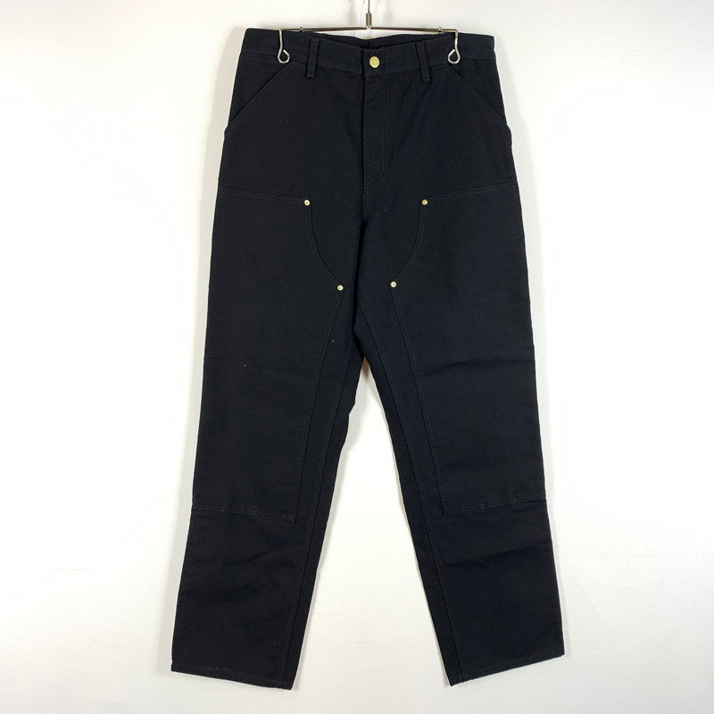 【中古品】【メンズ】 Carhartt WIP カーハートワークインプログレス DOUBLE KNEE PANT I031501 ダブルニー パンツ ボトムス ワークパンツ 156-260429-ko-20-tei サイズ：32 カラー：ブラック 万代Net店