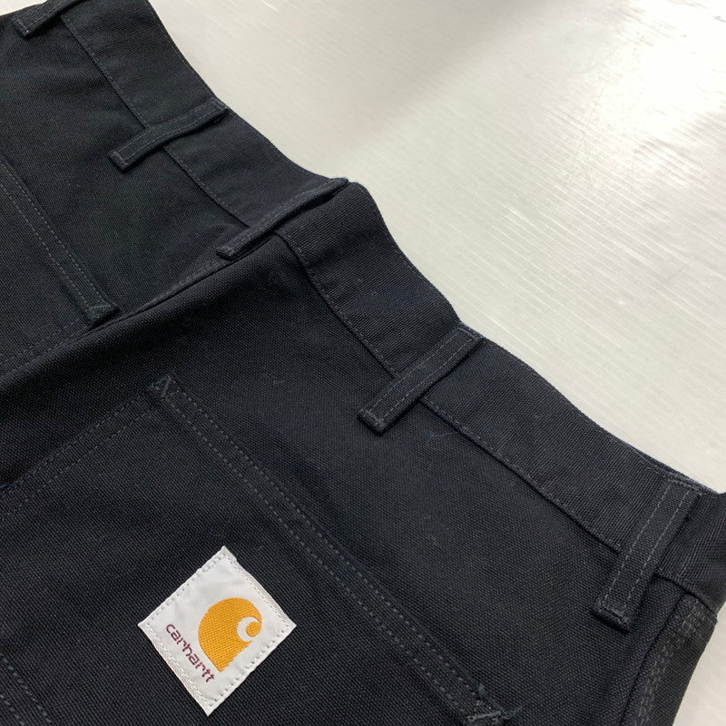 【中古品】【メンズ】 Carhartt WIP カーハートワークインプログレス DOUBLE KNEE PANT I031501 ダブルニー パンツ ボトムス ワークパンツ 156-260429-ko-20-tei サイズ：32 カラー：ブラック 万代Net店