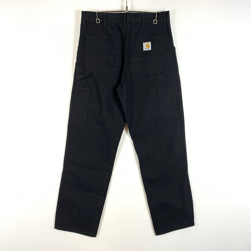 【中古品】【メンズ】 Carhartt WIP カーハートワークインプログレス DOUBLE KNEE PANT I031501 ダブルニー パンツ ボトムス ワークパンツ 156-260429-ko-20-tei サイズ：32 カラー：ブラック 万代Net店